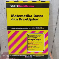 Image of Cliffs Quick Review Matematika Dasar Dan Pra Aljabar