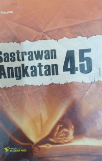 Image of Sastrawan Angkatan 45