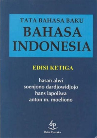 Image of Tata Bahasa Baku Bahasa Indonesia